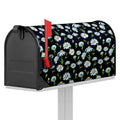 Watercolor Daisy Floral Pattern Print Mailbox Cover