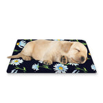 Watercolor Daisy Floral Pattern Print Pet Cooling Mat Cover