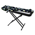 Watercolor Daisy Floral Pattern Print Piano Keyboard Cover