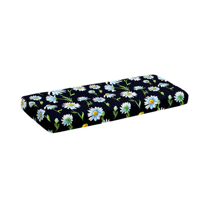 Watercolor Daisy Floral Pattern Print Piano Keyboard Cover