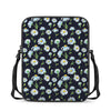 Watercolor Daisy Floral Pattern Print Rectangular Crossbody Bag