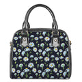 Watercolor Daisy Floral Pattern Print Shoulder Handbag