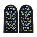 Watercolor Daisy Floral Pattern Print Skillet Handle Cover