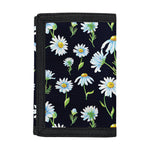 Watercolor Daisy Floral Pattern Print Trifold Wallet