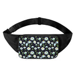 Watercolor Daisy Floral Pattern Print Waist Bag