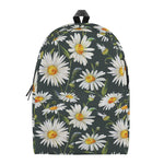 Watercolor Daisy Flower Pattern Print Backpack