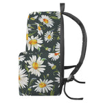 Watercolor Daisy Flower Pattern Print Backpack