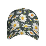 Watercolor Daisy Flower Pattern Print Baseball Cap