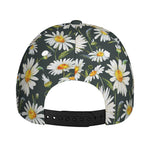 Watercolor Daisy Flower Pattern Print Baseball Cap