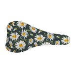 Watercolor Daisy Flower Pattern Print Bicycle Seat Cover