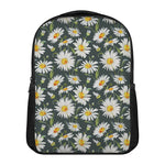 Watercolor Daisy Flower Pattern Print Casual Backpack