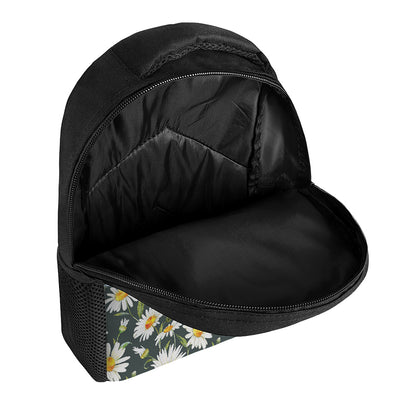Watercolor Daisy Flower Pattern Print Casual Backpack