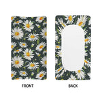 Watercolor Daisy Flower Pattern Print Changing Pad Cover