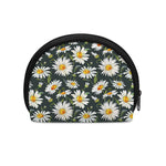 Watercolor Daisy Flower Pattern Print Coin Purse