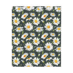 Watercolor Daisy Flower Pattern Print Curtain