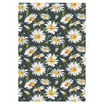 Watercolor Daisy Flower Pattern Print Curtain
