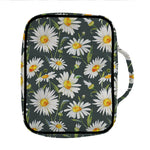 Watercolor Daisy Flower Pattern Print Front Pocket Bible Bag