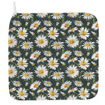 Watercolor Daisy Flower Pattern Print Hand Towel