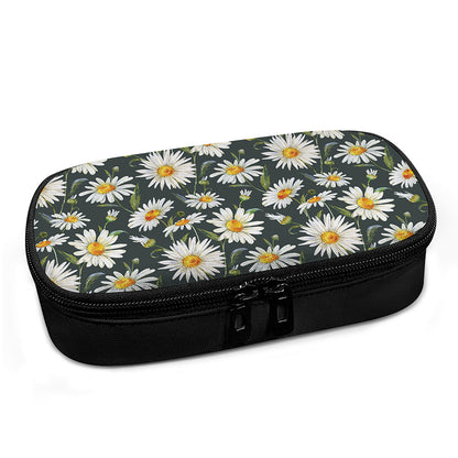Watercolor Daisy Flower Pattern Print Insulin Cooler Travel Case