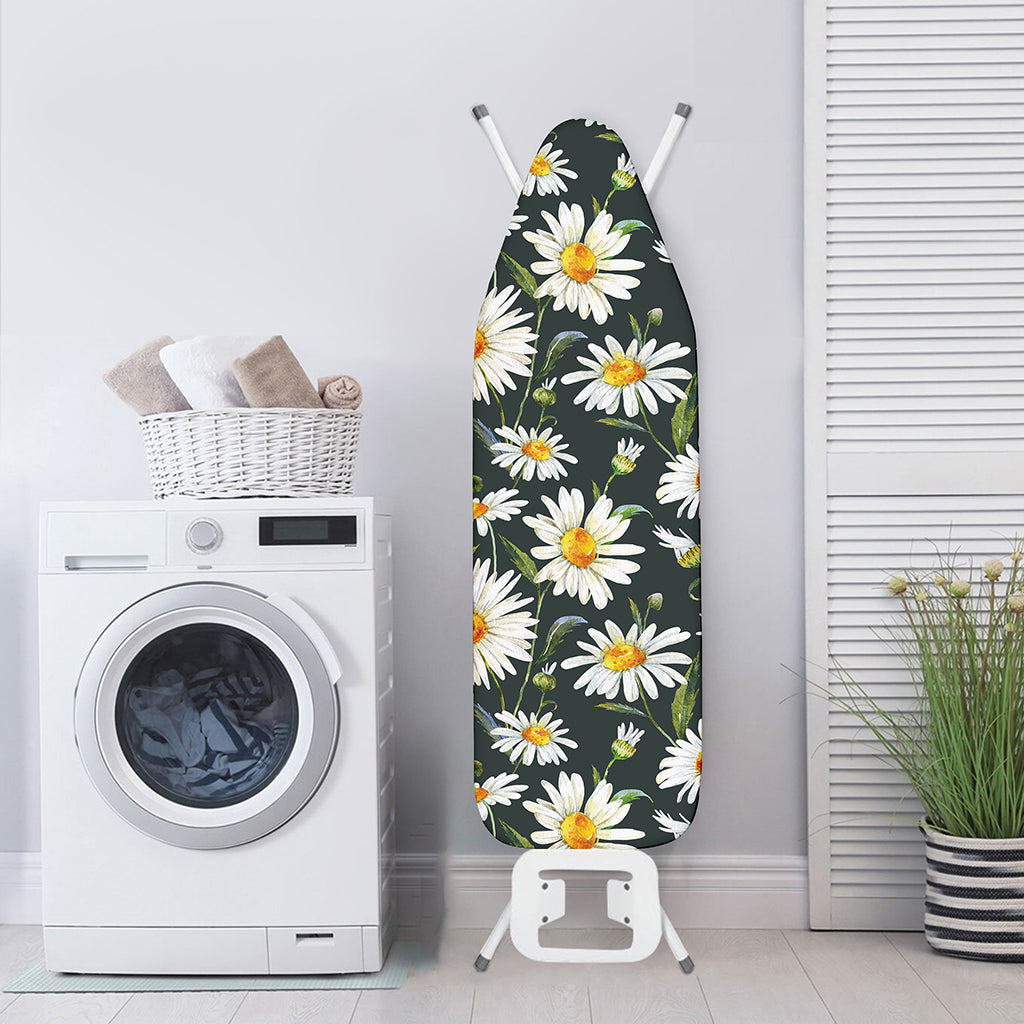 Watercolor Daisy Flower Pattern Print Ironing Board Cover