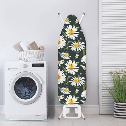 Watercolor Daisy Flower Pattern Print Ironing Board Cover