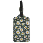 Watercolor Daisy Flower Pattern Print Luggage Tag