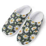 Watercolor Daisy Flower Pattern Print Mesh Casual Shoes