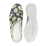 Watercolor Daisy Flower Pattern Print Mesh Casual Shoes