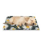 Watercolor Daisy Flower Pattern Print Pet Cooling Mat Cover