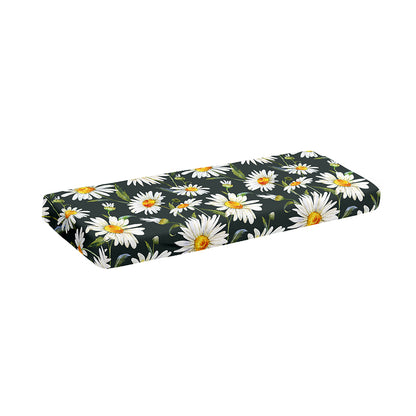 Watercolor Daisy Flower Pattern Print Piano Keyboard Cover