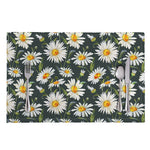 Watercolor Daisy Flower Pattern Print Placemat