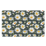Watercolor Daisy Flower Pattern Print Polyester Doormat