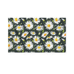 Watercolor Daisy Flower Pattern Print Polyester Flag