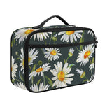 Watercolor Daisy Flower Pattern Print Portable Lunch Bag