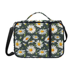 Watercolor Daisy Flower Pattern Print Shoulder Strap Bible Bag