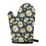 Watercolor Daisy Flower Pattern Print Single Oven Mitt