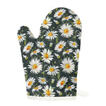 Watercolor Daisy Flower Pattern Print Single Oven Mitt
