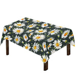 Watercolor Daisy Flower Pattern Print Tablecloth