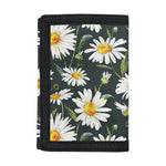 Watercolor Daisy Flower Pattern Print Trifold Wallet