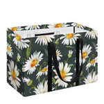 Watercolor Daisy Flower Pattern Print Utility Tote Bag