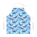 Watercolor Dolphin In The Sea Print Adjustable Apron