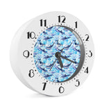 Watercolor Dolphin In The Sea Print Alarm Clock