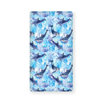 Watercolor Dolphin In The Sea Print Baby Crib Sheet
