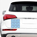 Watercolor Dolphin In The Sea Print Car Sticker