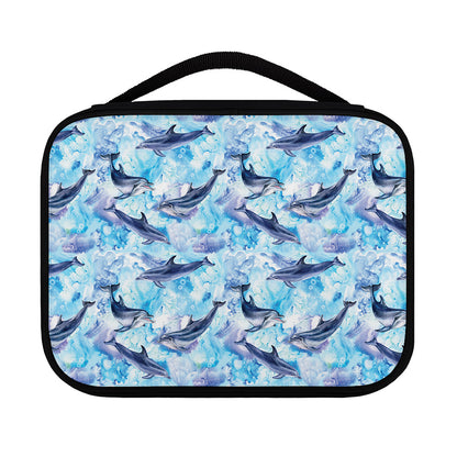 Watercolor Dolphin In The Sea Print Classic Bible Case