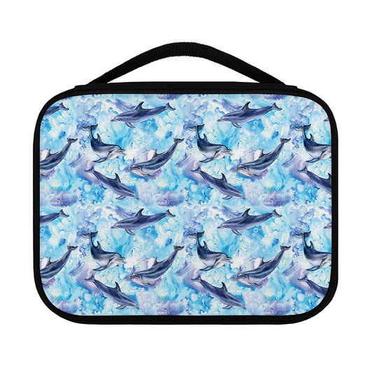 Watercolor Dolphin In The Sea Print Classic Bible Case