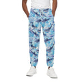 Watercolor Dolphin In The Sea Print Cotton Sweatpants