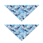 Watercolor Dolphin In The Sea Print Dog Bandana