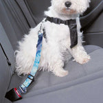 Watercolor Dolphin In The Sea Print Dog Seat Belt