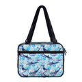 Watercolor Dolphin In The Sea Print Double Strap Bible Bag